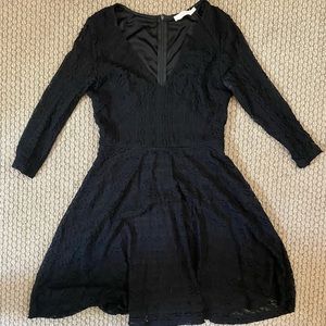 Black lace dress